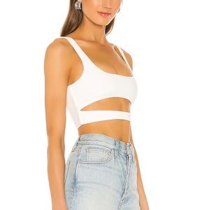 Revolve Montee Crop top white
